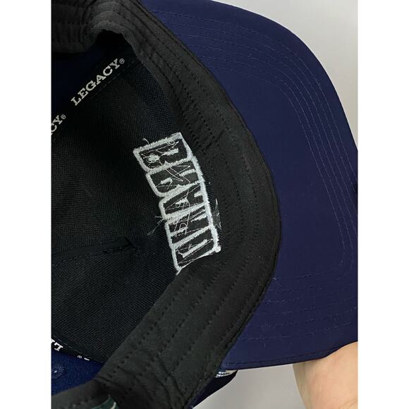 MADE IN NEW YORK NY BLACK CAP HAT 5 PANEL HIGH CROWN TRUCKER SNAPBACK - Picture 3 of 8